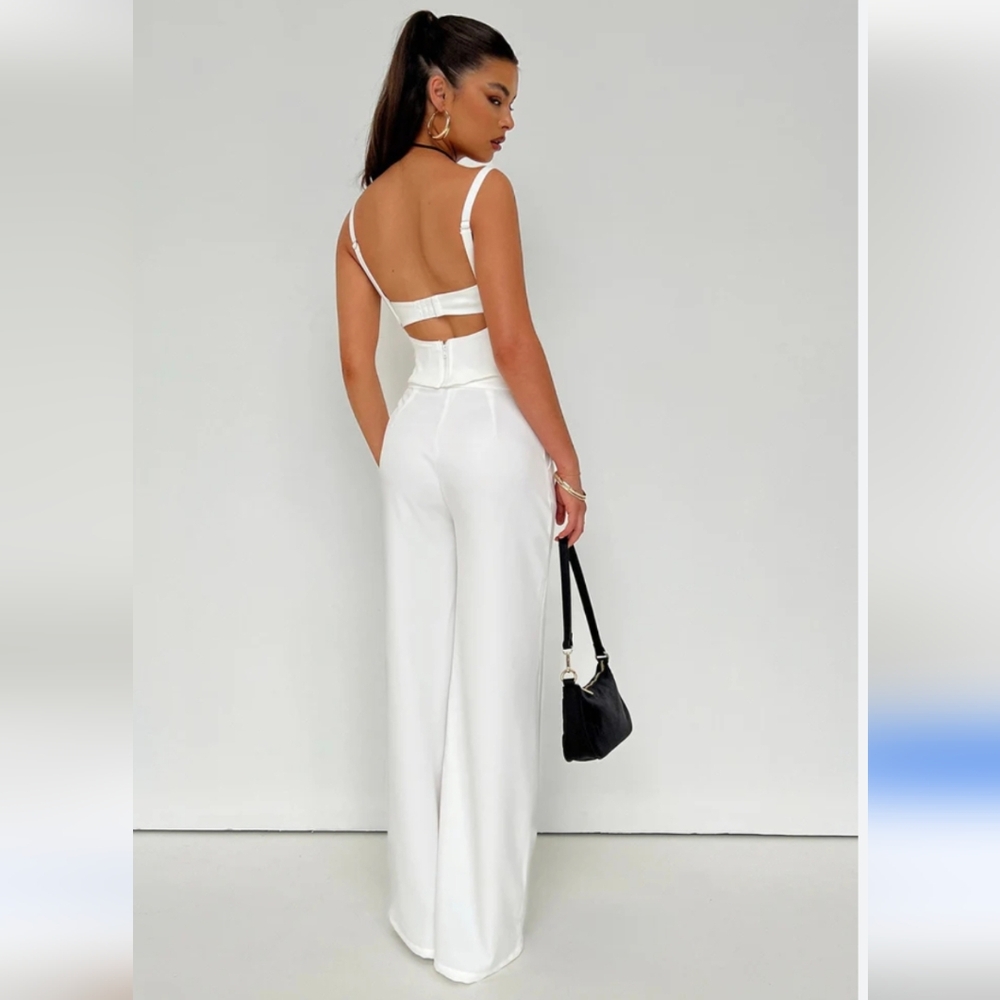 Princess Polly Briana Set White Size 6 - Picture 2 of 15